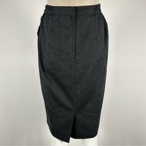 ❤️NWT Talbots wool Elegant Black Pencil Skirt 4 - Picture 5 of 14